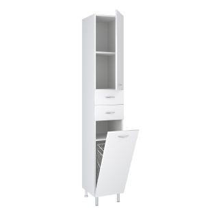 Пенал Runo правый с корзиной для белья 40 (00000000134)